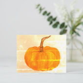 Carte Postale Son heure Citrouille (Debout devant)