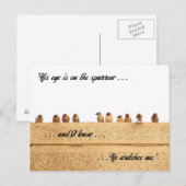 Carte Postale Son Oeil est sur le Bruant. . . (Devant / Derrière)