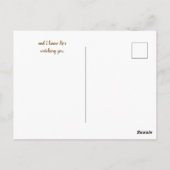 Carte Postale Son oeil est sur le Bruant, Citation d'oiseau Insp (Dos)