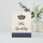 Carte Postale Son Seigneurie (Debout devant)