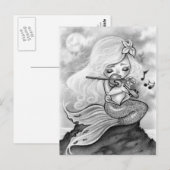 Carte postale Sonata de la sirène au clair de lune (Devant / Derrière)