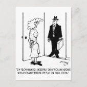 Carte Postale Sondage avec erreur possible de Plus ou moins 100% (Devant)