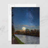 Carte Postale Sondage nocturne (Devant / Derrière)