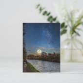 Carte Postale Sondage nocturne (Debout devant)