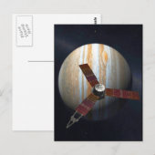Carte Postale Sonde Jupiter (Devant / Derrière)