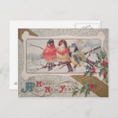 Carte Postale Songbird Holly Snow (Devant / Derrière)