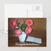 Carte Postale Songbook, Félicitations ! (Devant / Derrière)