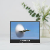Carte Postale Sonic Boom F-18 Hornet (Debout devant)