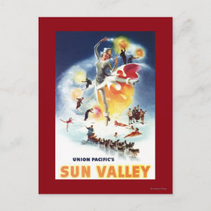 Carte Postale Sonja Henje Montage de l'affiche de Sun Valley