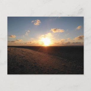 Carte Postale Sonnenuntergang et der Nordsee