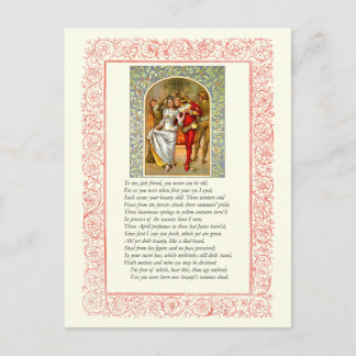 Carte Postale Sonnet # 104 par William Shakespeare