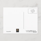 Carte Postale Sonnet # 18 de Shakespeare (Dos)