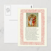 Carte Postale Sonnet # 18 par William Shakespeare (Devant / Derrière)