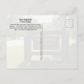 Carte Postale Sonnette d'entrée du parc d'état de Backbone Iowa (Dos)