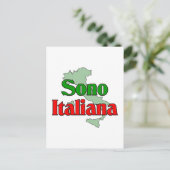Carte Postale Sono Italie (Debout devant)