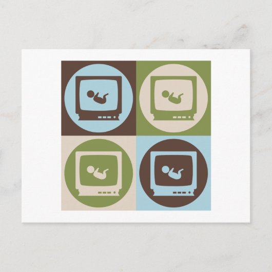 Carte Postale Sonogrammes Pop Art (Devant)