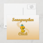 Carte Postale Sonographe Chick (Devant / Derrière)