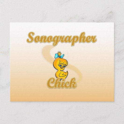 Carte Postale Sonographe Chick (Devant)