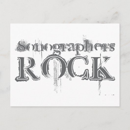 Carte Postale Sonographes Rock (Devant)
