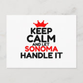 CARTE POSTALE SONOMA (Devant)