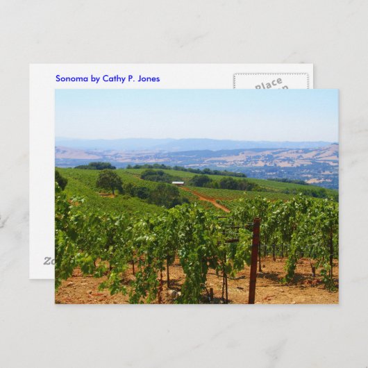Carte Postale Sonoma (Devant / Derrière)