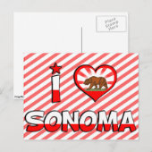 Carte Postale Sonoma, CA (Devant / Derrière)