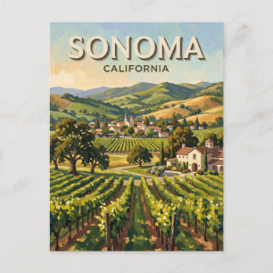 Carte Postale Sonoma Californie