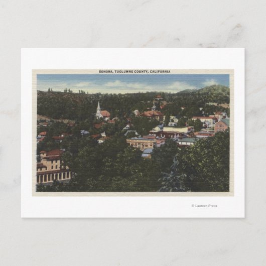 Carte Postale Sonora, CalifornieVue aérienneSonora, CA (Devant)