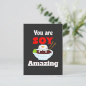 Carte Postale Sony extraordinaire kawaii sushi (Debout devant)