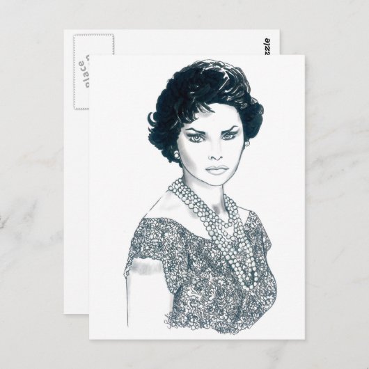 Carte Postale Sophia (Devant / Derrière)