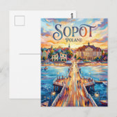 Carte Postale Sopot Pologne (Devant / Derrière)