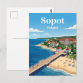 Carte Postale Sopot Pologne (Devant / Derrière)