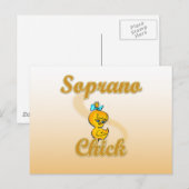 Carte Postale Soprano Chick (Devant / Derrière)