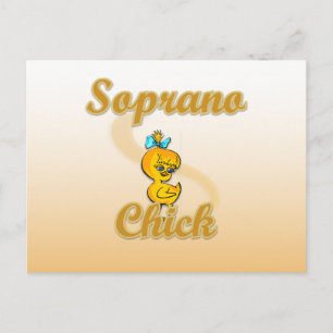 Carte Postale Soprano Chick