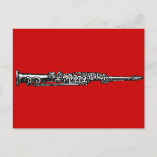 Carte Postale Soprano Sax