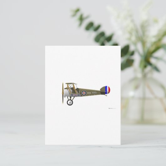 Carte Postale Sopwith Camel (Debout devant)