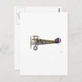 Carte Postale Sopwith Camel (Devant / Derrière)