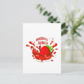 Carte Postale Sorbet de framboise (Debout devant)