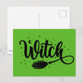 Carte Postale Sorcière (Devant / Derrière)