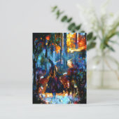 Carte postale sorcière (Debout devant)