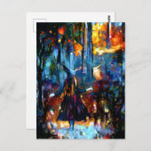 Carte postale sorcière (Devant / Derrière)