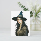 Carte Postale Sorcière (Debout devant)