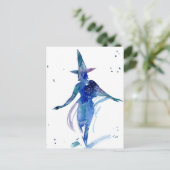 Carte postale Sorcière (Debout devant)