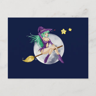carte postale sorcière