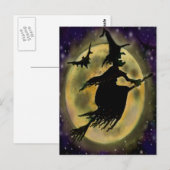 Carte Postale Sorcière (Devant / Derrière)