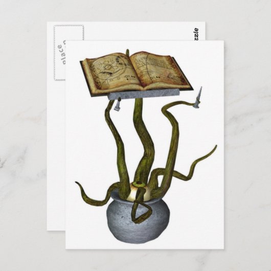 Carte Postale Sorcière 1 (Devant / Derrière)