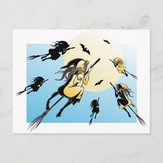 Carte Postale Sorcière 3 (Devant)