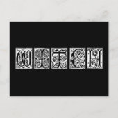 Carte Postale Sorcière blanche (Devant)