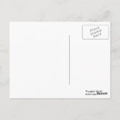 Carte Postale sorcière citrouille (Dos)