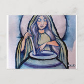 Carte Postale Sorcière de crone Cerridwen (Dos)